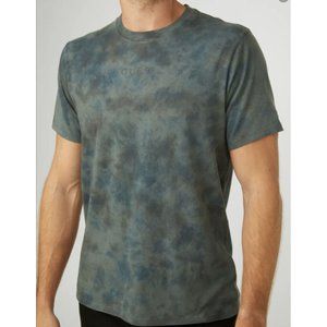 Guess Men’s Telly Tie Dye Short Sleeves T-Shirt Camouflaged Size S